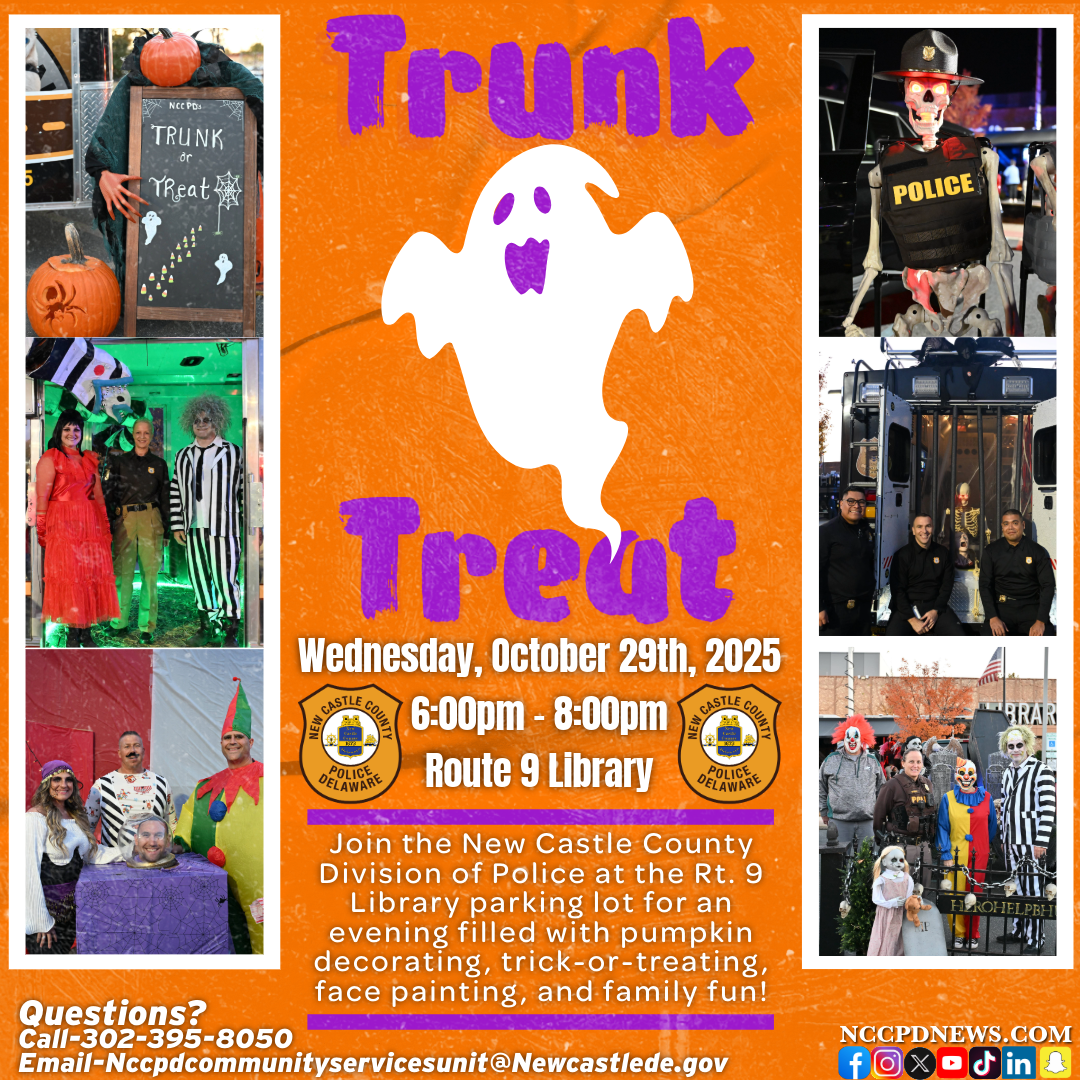 🎃 Trunk or Treat 2025 Save the Date! 🚓 New
